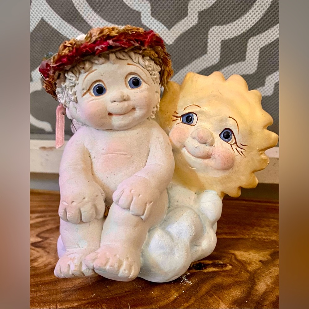 Dreamsicles Sun Shower Angel Cherub  4” 1997